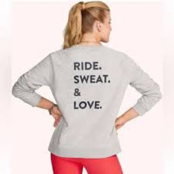 Peloton Tops - Peloton Unwind Crewneck Pullover Ride Sweat & Love Size Medium